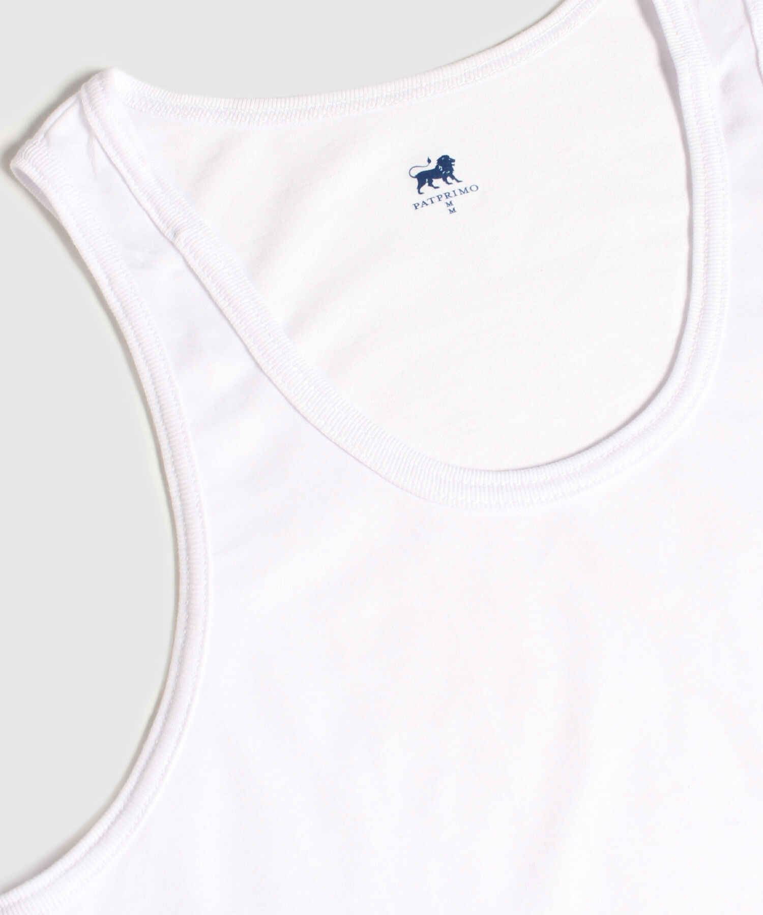 Camiseta Interior Pack X2 Camiseta Interior Algodon Cuello Redondo Alto Blanco Lisa M C Compra Online Patprimo